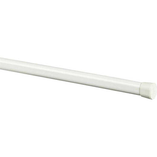 Kenney Hansen 48 In. To 84 In. 5/8 In. White Oval Tension Rod